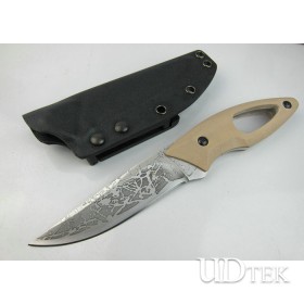 7Cr17MOV Stainless Steel S90 Fixed Blade Knife Survival Knife UDTEK01345